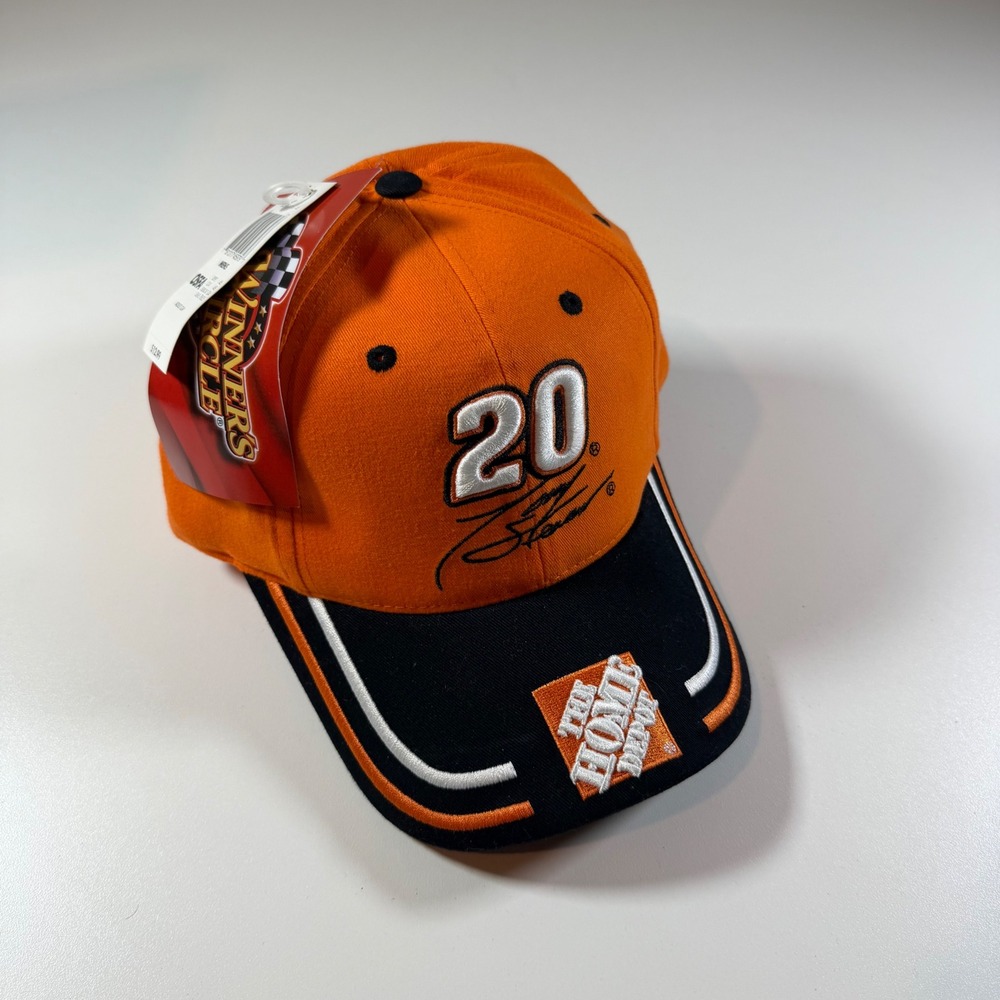 Winners Circle NASCAR Hat Mens OSFA Orange NEW Tony Stewart 20 Home Depot Cap